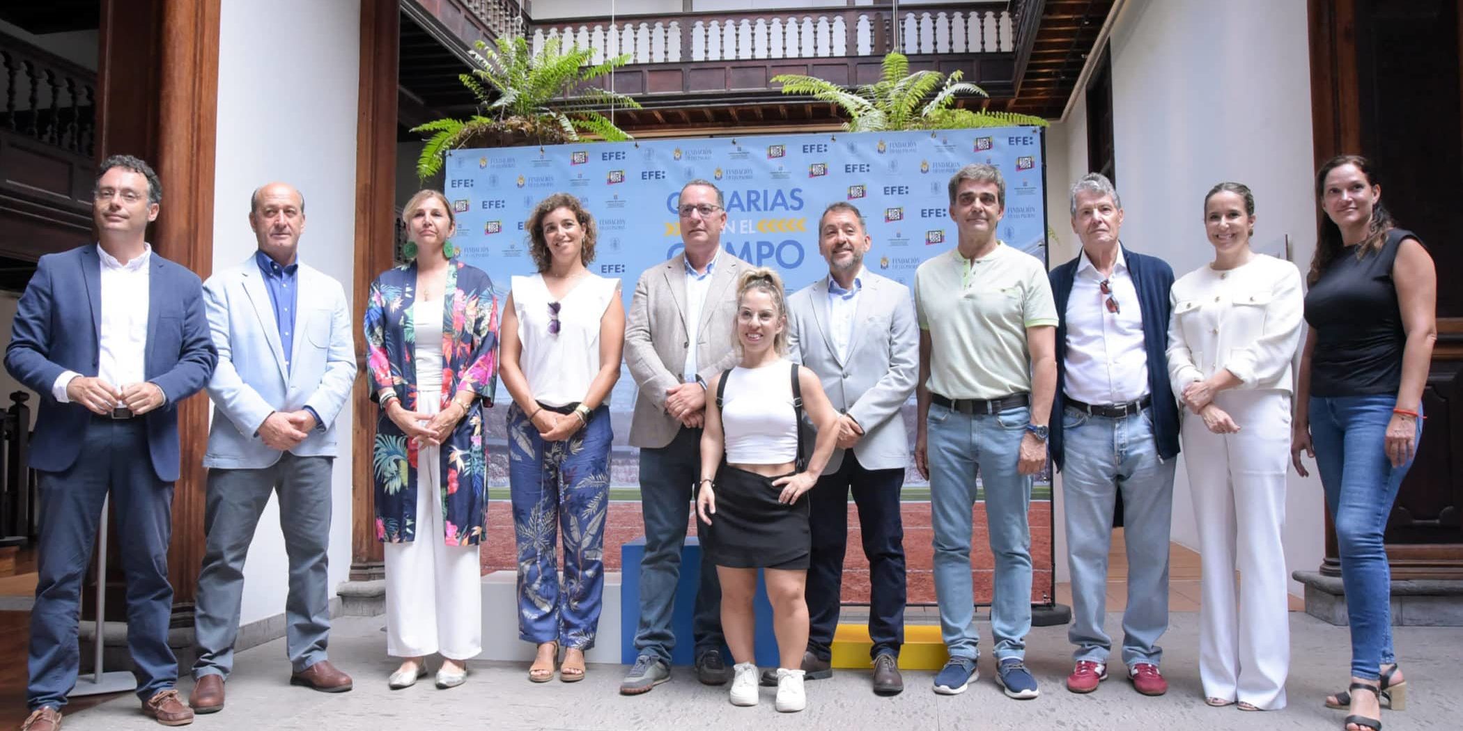 FOTO. Inauguración de la exposición itinerante Canarias en el Olimpo (imagen de archivo).