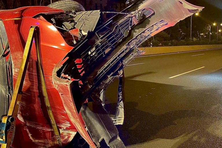 HOMBRE HERIDO EN UN ACCIDENTE DE LA TF-5-LA LAGUNA 4-8-24