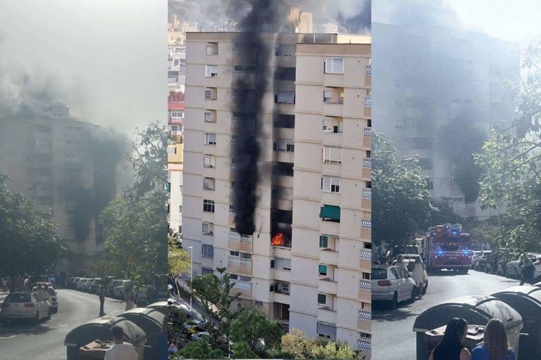 INCENDIO EN UN EDIFICIO EN SANTA CRUZ 6-8-24