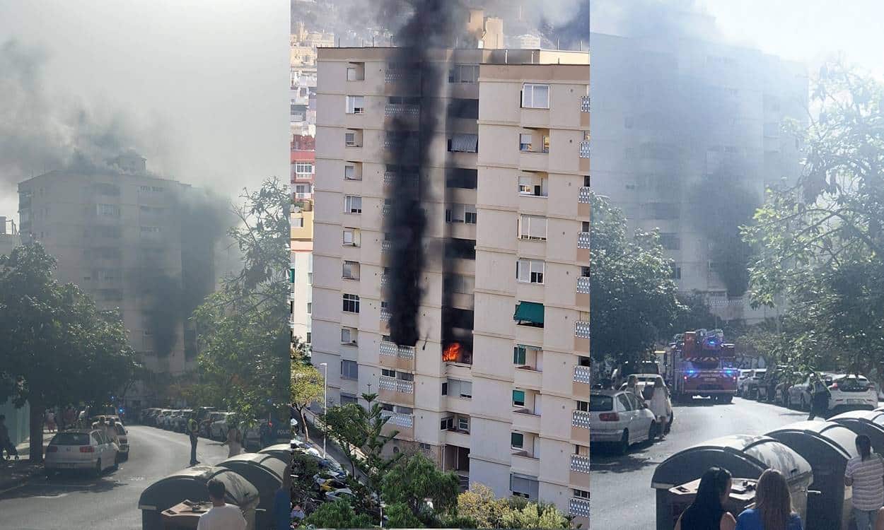 INCENDIO EN UN EDIFICIO EN SANTA CRUZ 6-8-24
