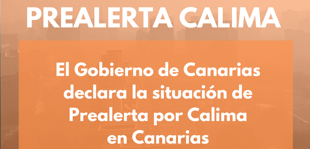 PREALERTA POR CALIMA EN CANARIAS 19-8-24