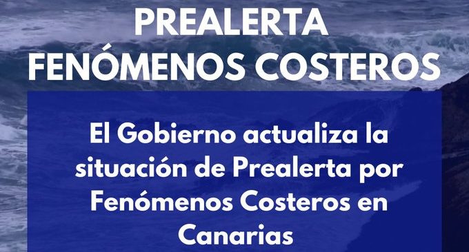 PREALERTA POR FENÓMENOS COSTEROS EN CANARIAS-ACTUALIZACIÓN 16-8-24
