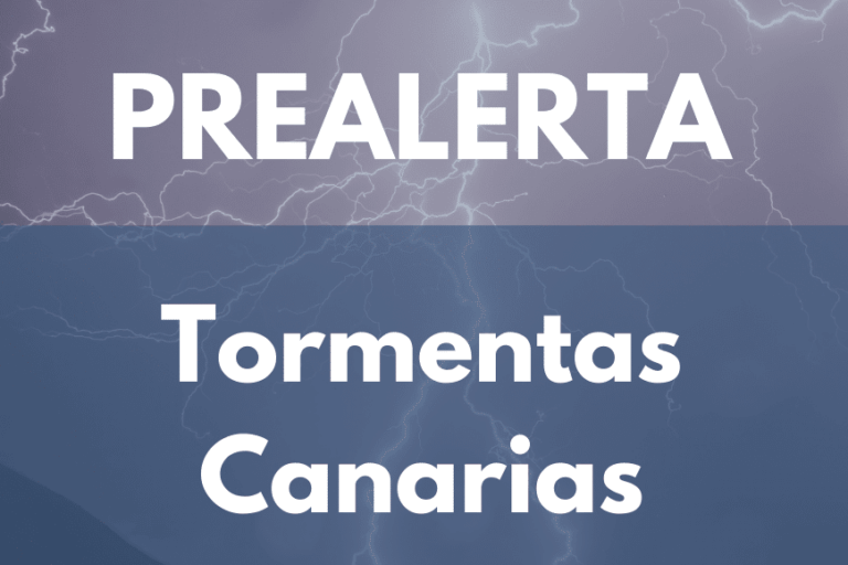 PREALERTA POR TORMENTAS EN CANARIAS 19-8-24