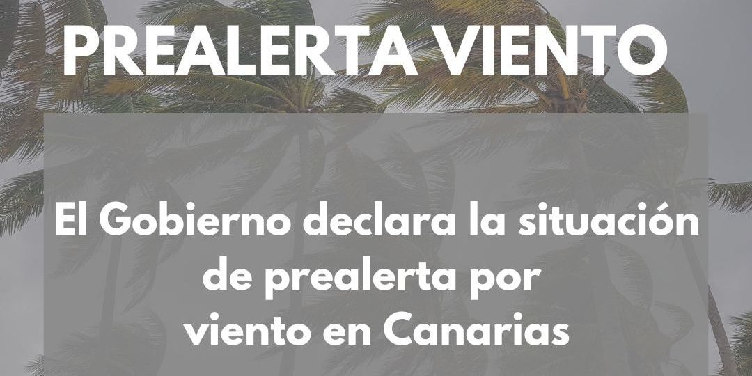 PREALERTA POR VIENTO EN CANARIAS 13-8-24