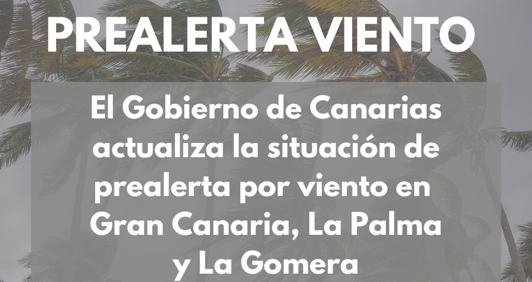 PREALERTA POR VIENTO EN CANARIAS-ACTUALIZACIÓN 16-8-24