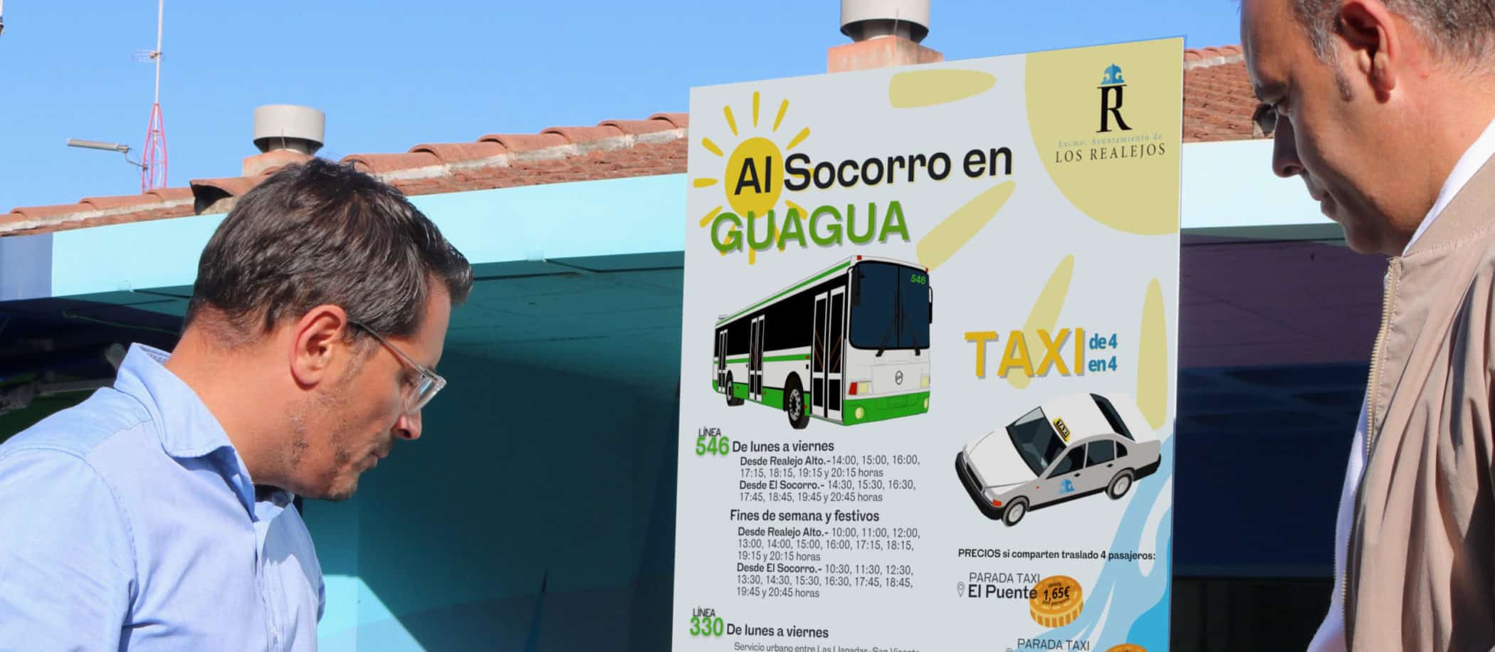 Recurso alcalde y concejal Transportes paneles informativos guaguas
