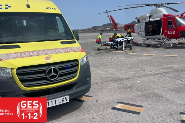 SENDERISTA HERIDO RESCATADO POR EL GES-EL MOQUINAL-LA LAGUNA 5-8-24