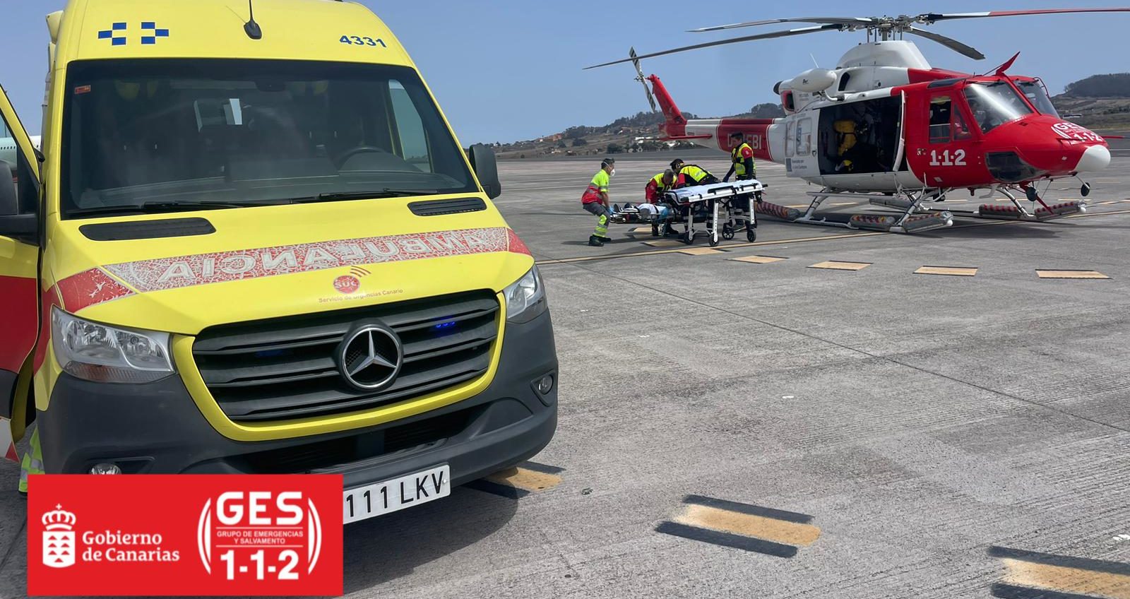SENDERISTA HERIDO RESCATADO POR EL GES-EL MOQUINAL-LA LAGUNA 5-8-24