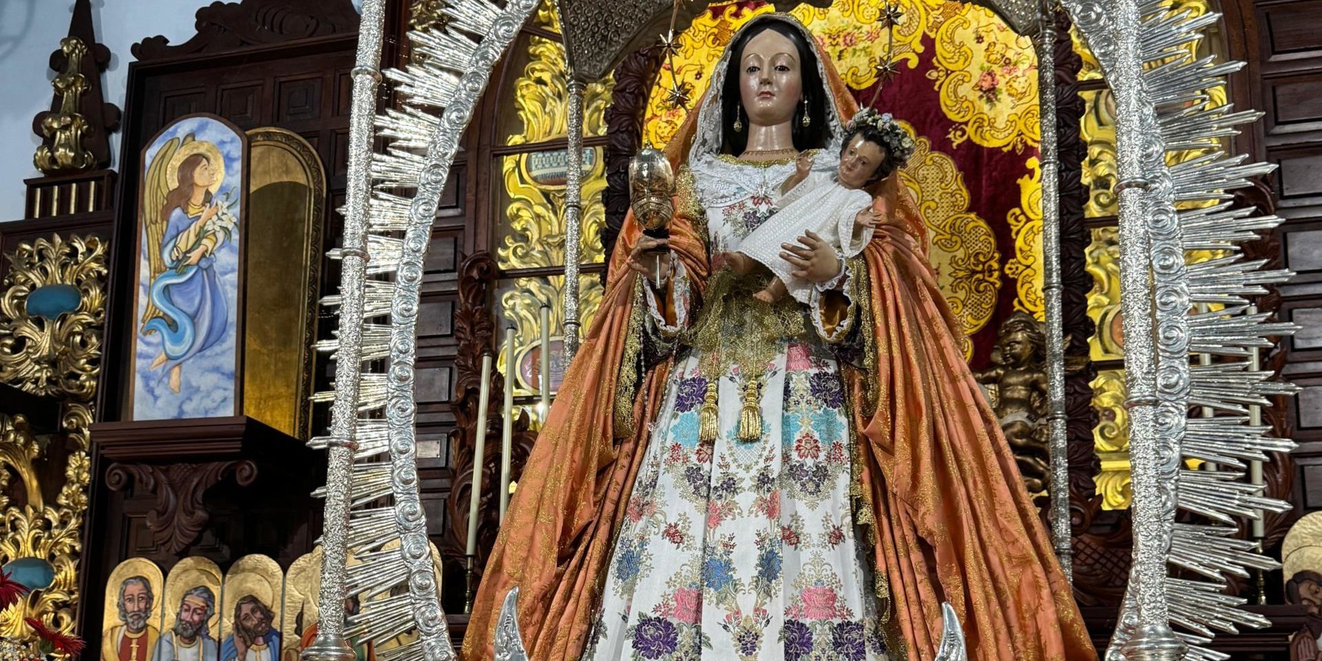 Virgen del Buen Viaje Icod el Alto antes de coronaci�n 2024