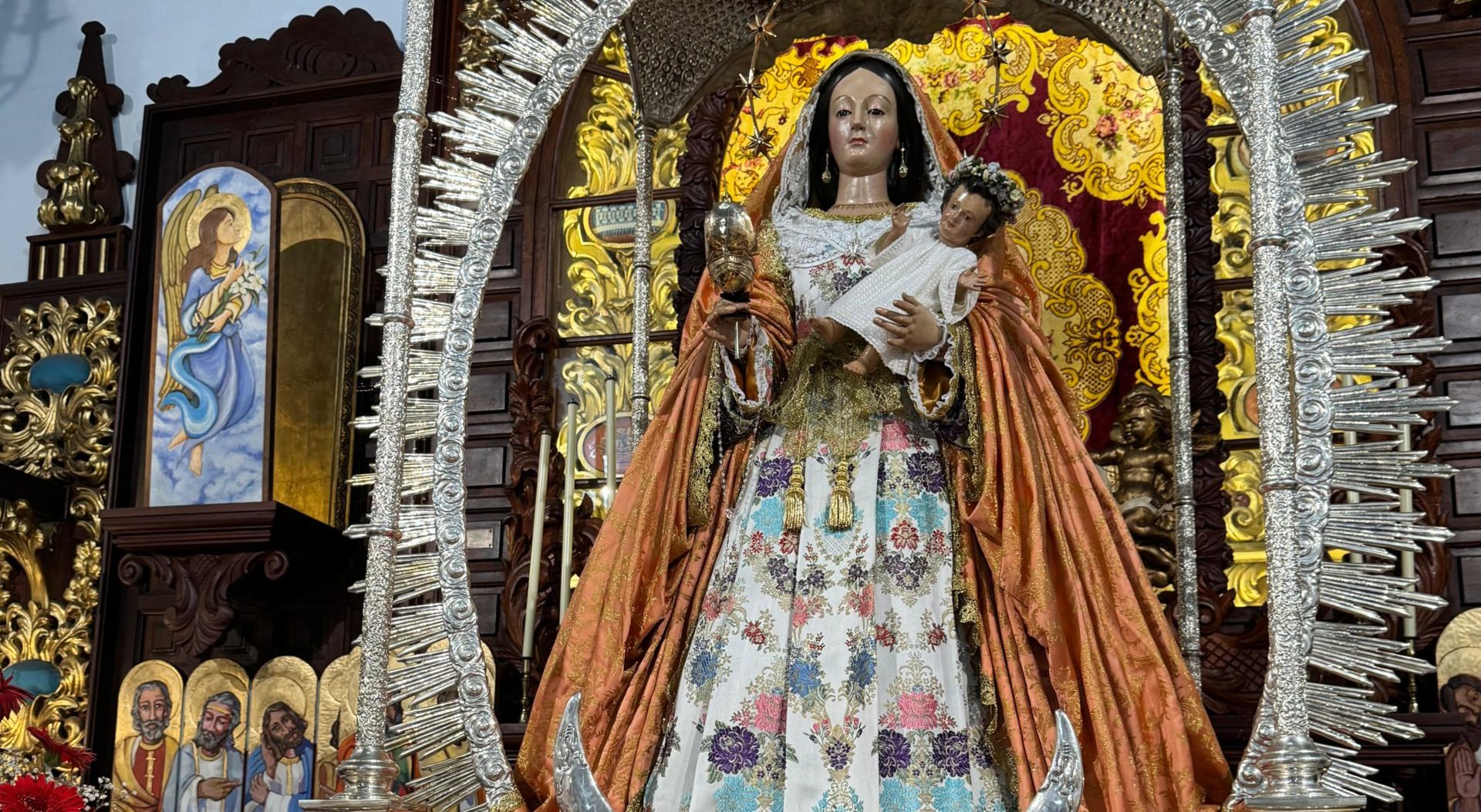 Virgen del Buen Viaje Icod el Alto antes de coronaci�n 2024
