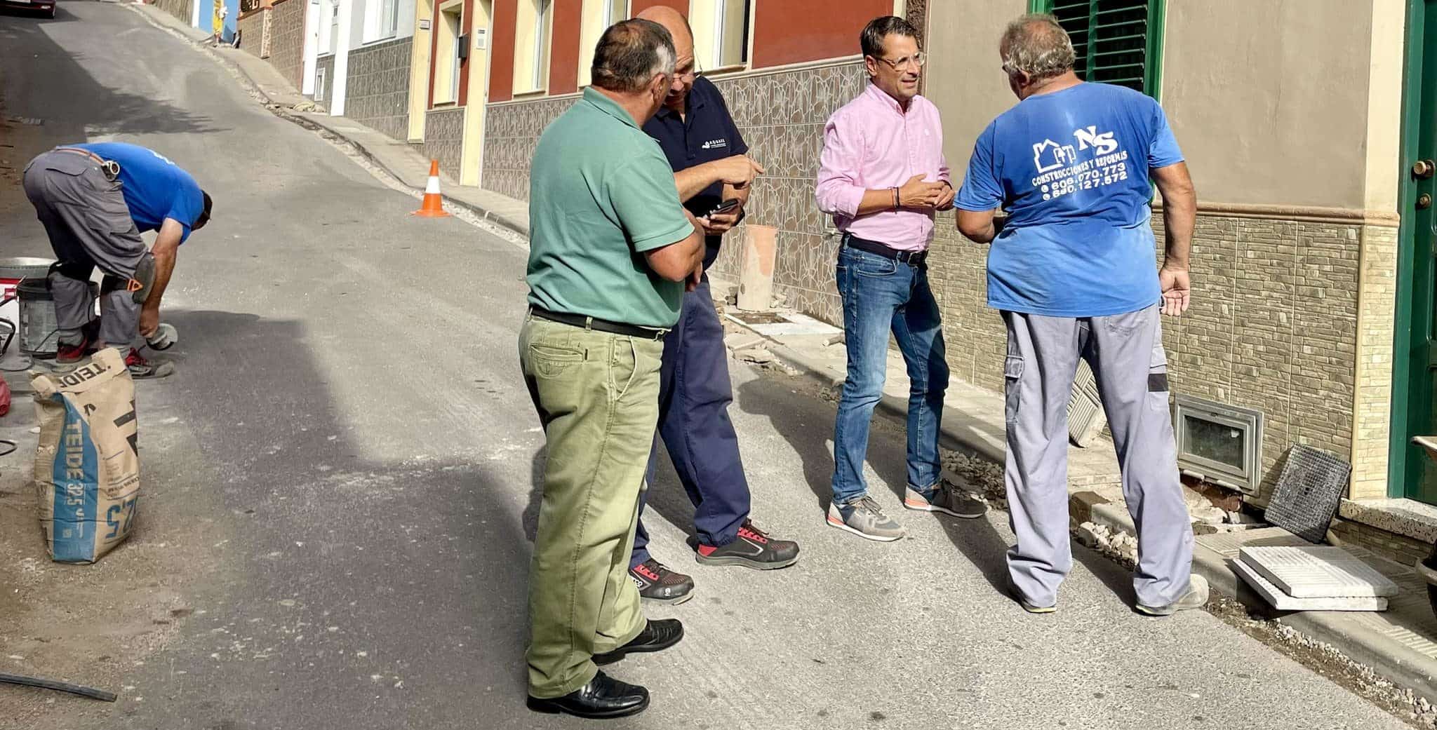 020924 Sustituci�n redes abastecimiento aguas Calle Los Afligidos La Zamora