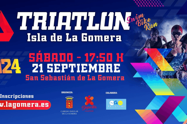 100924 Cartel del Triatlon isla de La Gomera