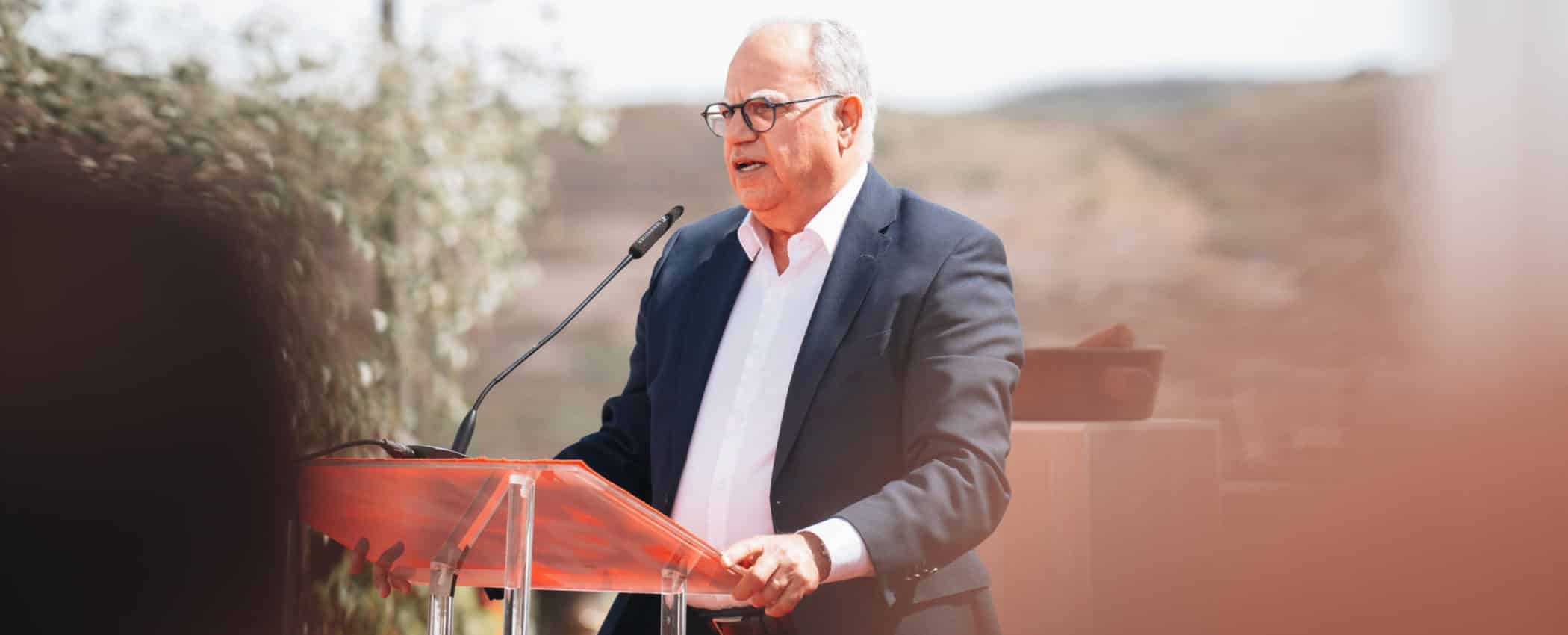 280824 Casimiro Curbelo, presidente del Cabildo de La Gomera