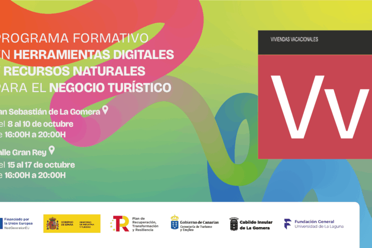 300924 Programa formativo en herramientas digitales y recursos naturales para el negocio turístico en La Gomera