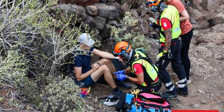 EXTRANJERO HERIDO EN UN SENDERO DE ANAGA 23-9-24