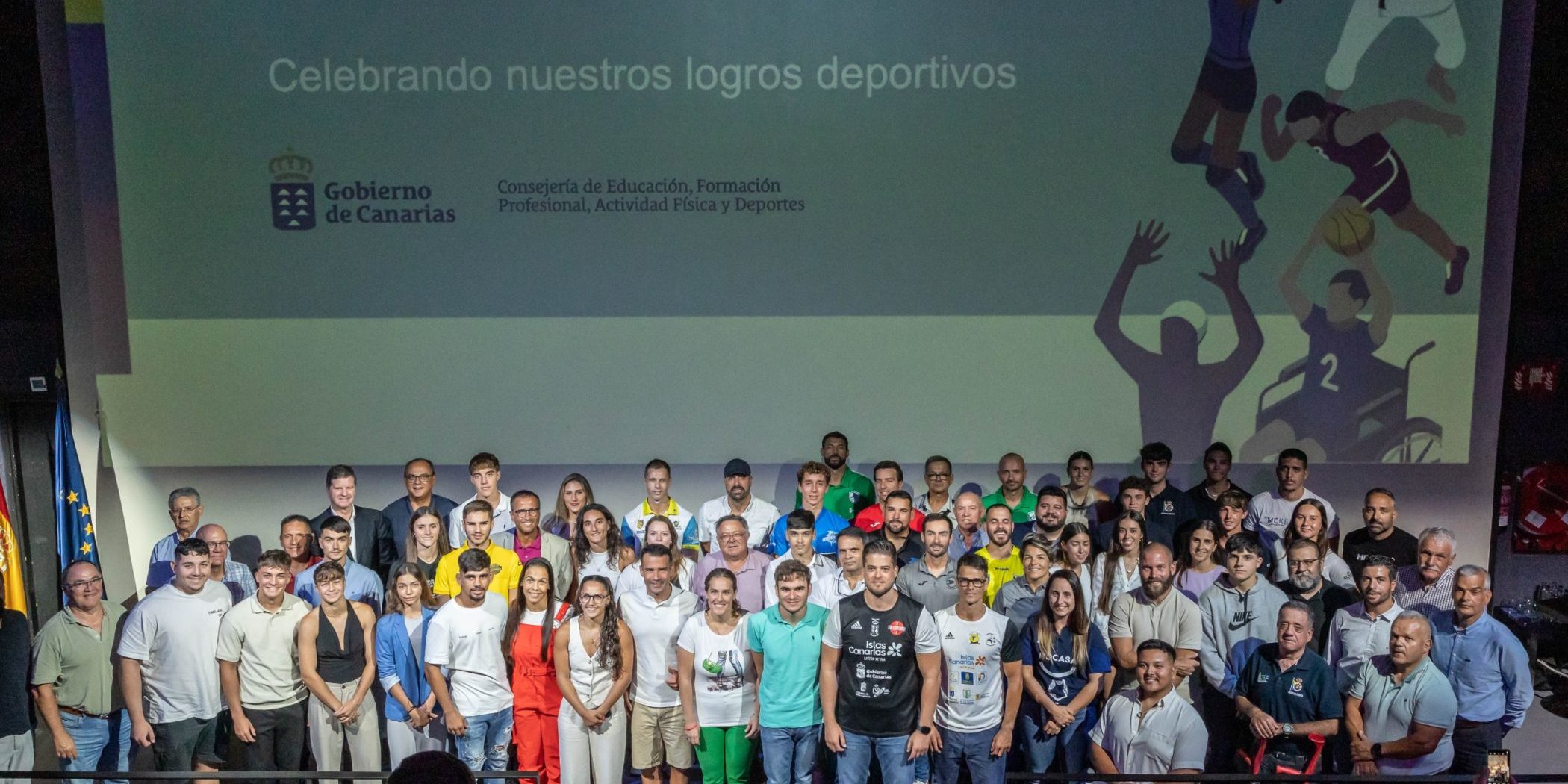 FOTO. Acto reconocimiento deportistas canarios