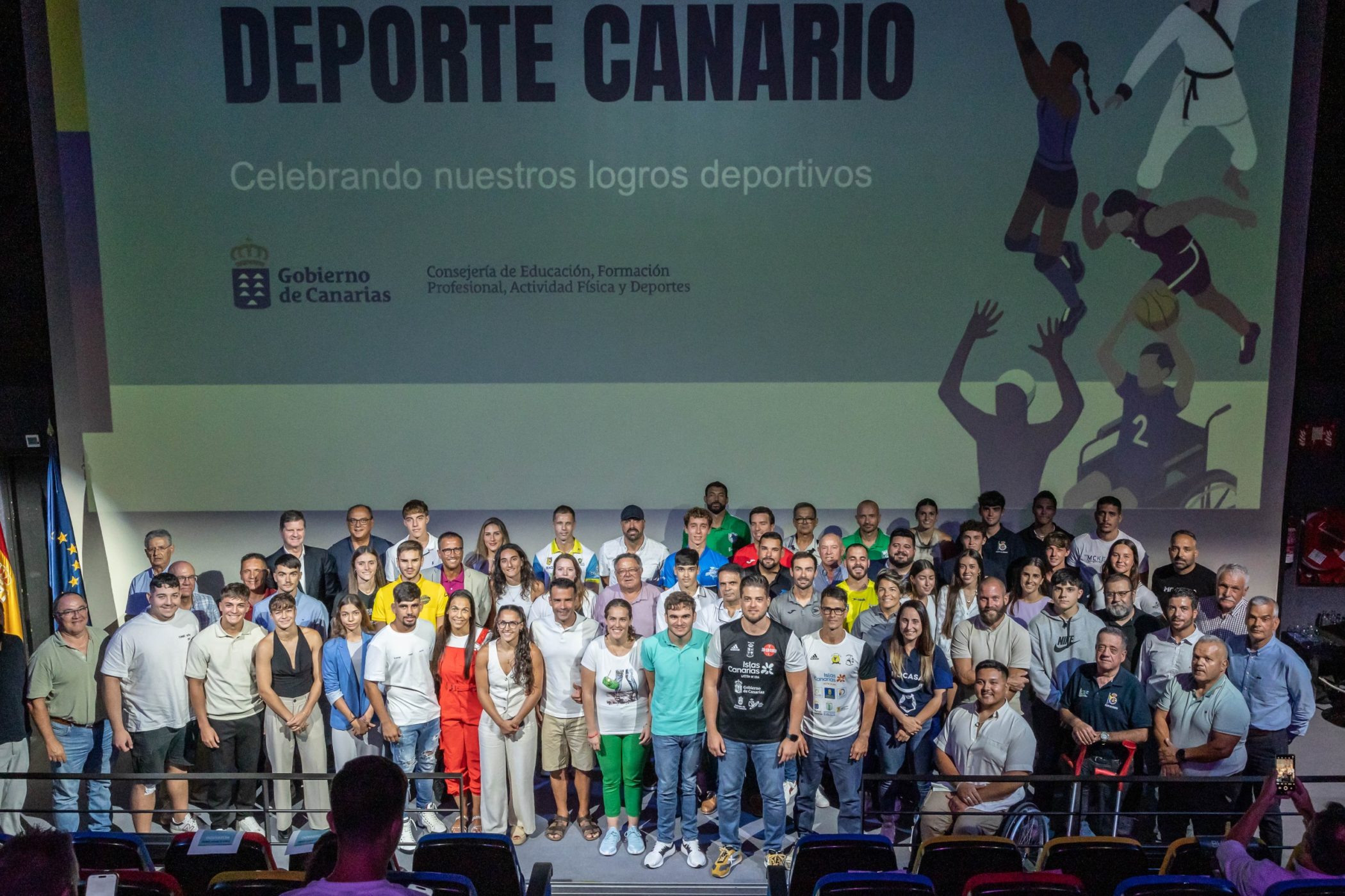 FOTO. Acto reconocimiento deportistas canarios