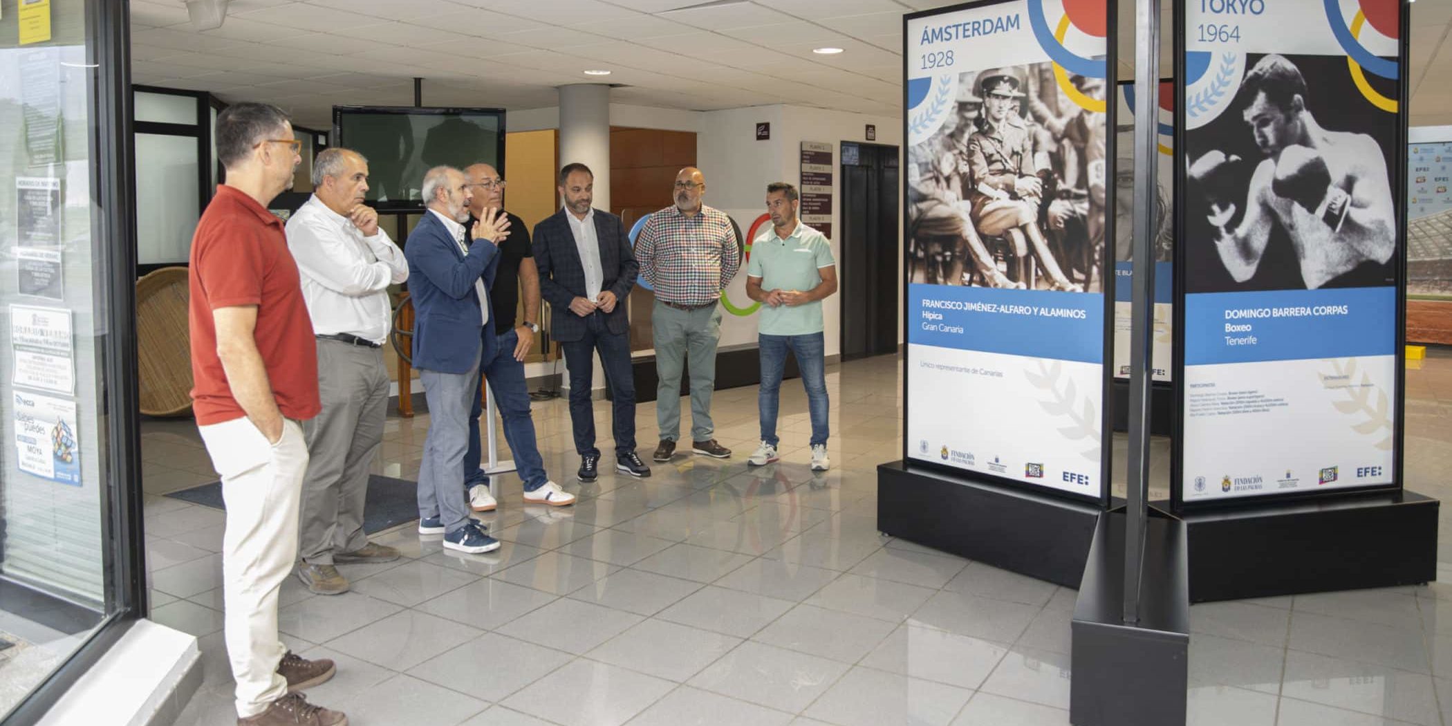 EXPOSICIÓN CANARIAS EN EL OLIMPO. MOYA