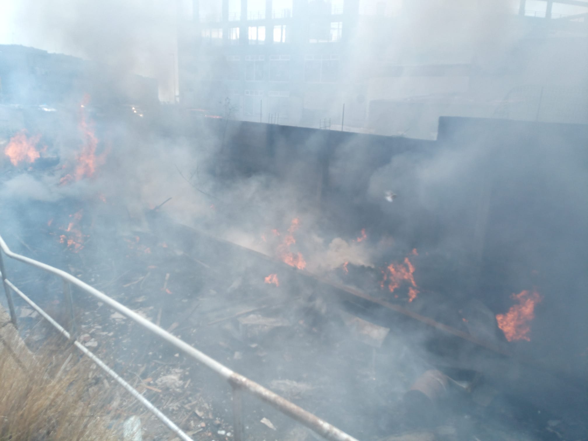 INCENDIO EN UN SOLAR DE TACO1 23-9-24