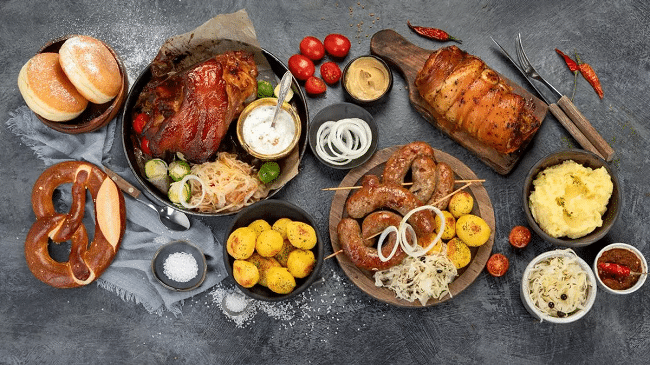 Menú alemán