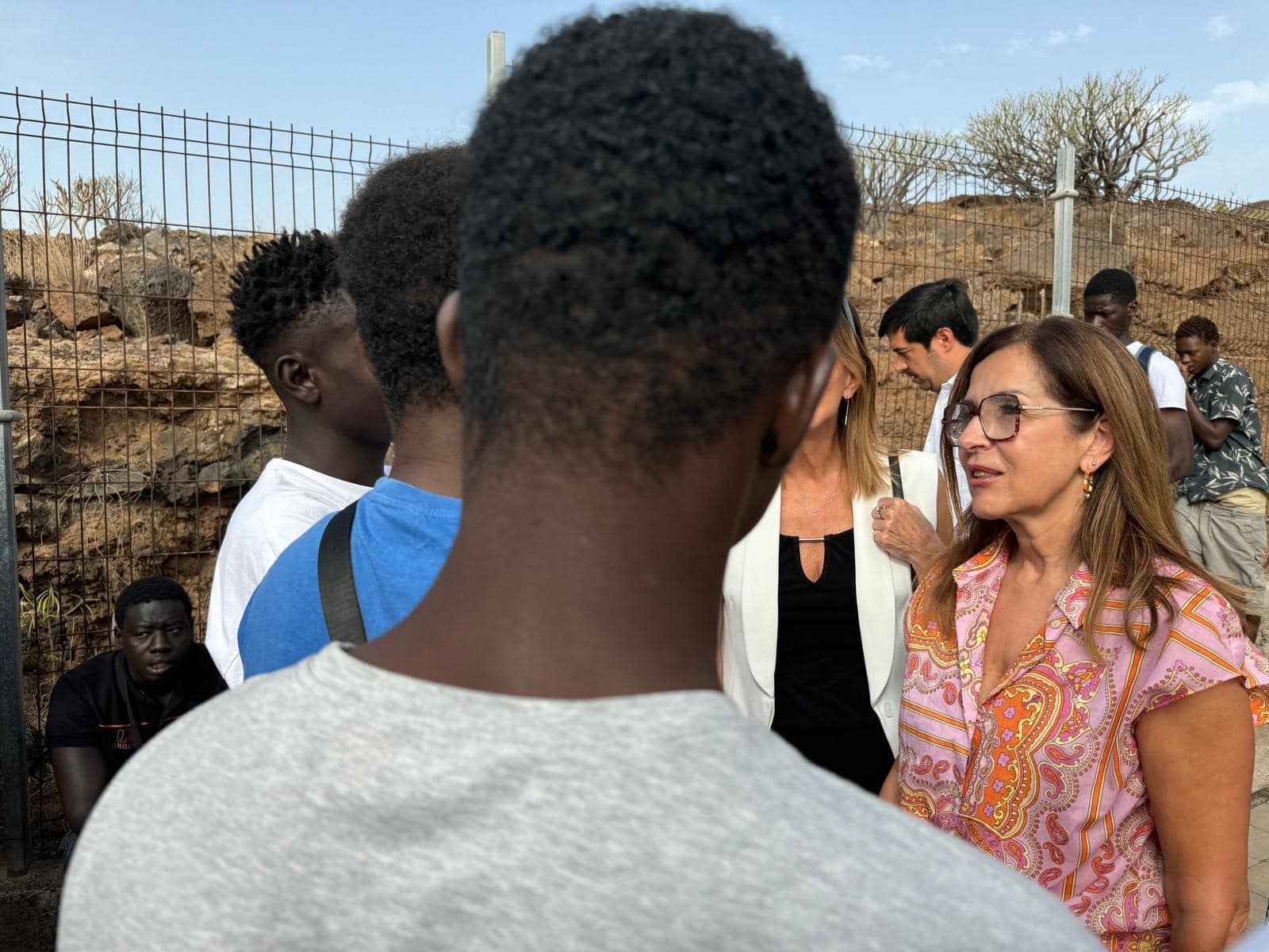Visita centro menores en julio