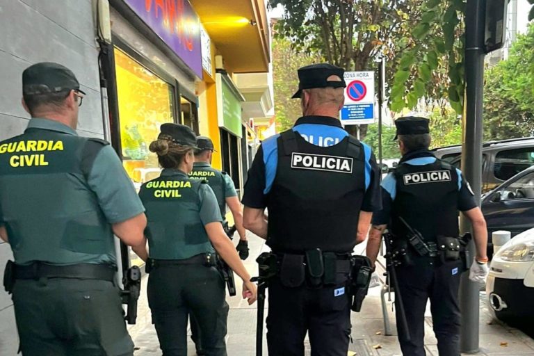actuación conjunta Guardia Civil y Policía Local