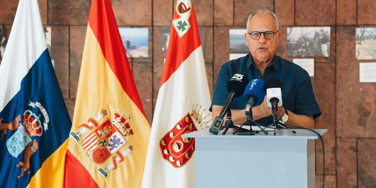 231024 Casimiro Curbelo, presidente del Cabildo de La Gomera