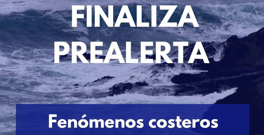 FINALIZA LA PREALERTA POR FENÓMENOS COSTEROS EN CANARIAS 18-10-24
