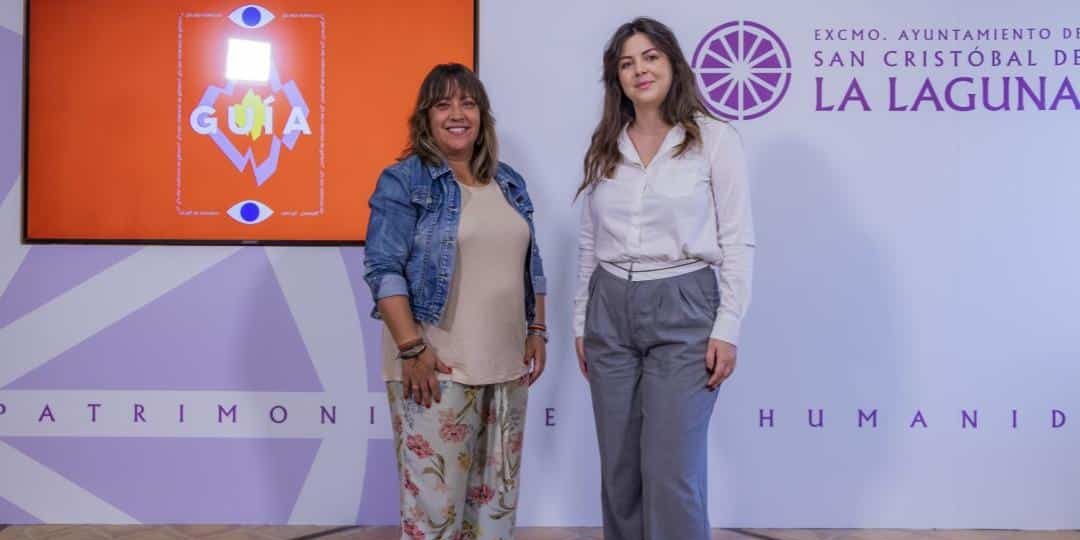 Idaira Afonso en la presentación de una Guía