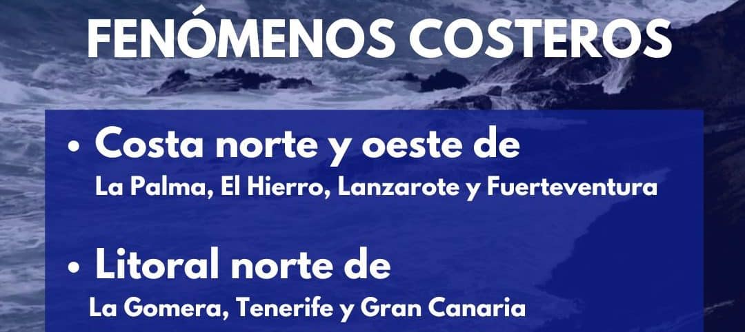PREALERTA POR FENÓMENOS COSTEROS EN CANARIAS 16-10-24