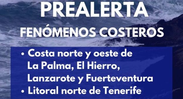 PREALERTA POR FENÓMENOS COSTEROS EN CANARIAS 9-10-24