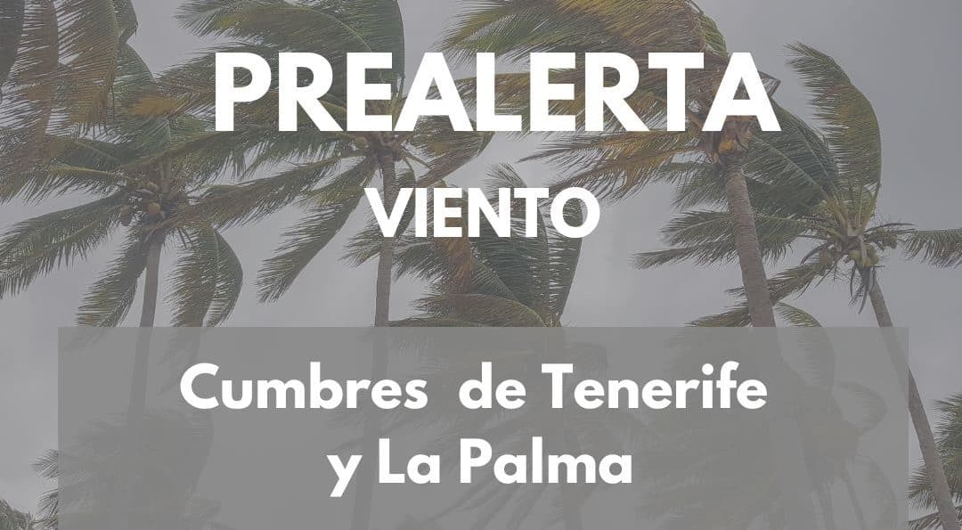 PREALERTA POR VIENTO EN CANARIAS 11-10-24