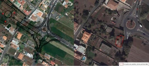 Proyecto La Gorgolana y afecciones rotonda vía de ronda