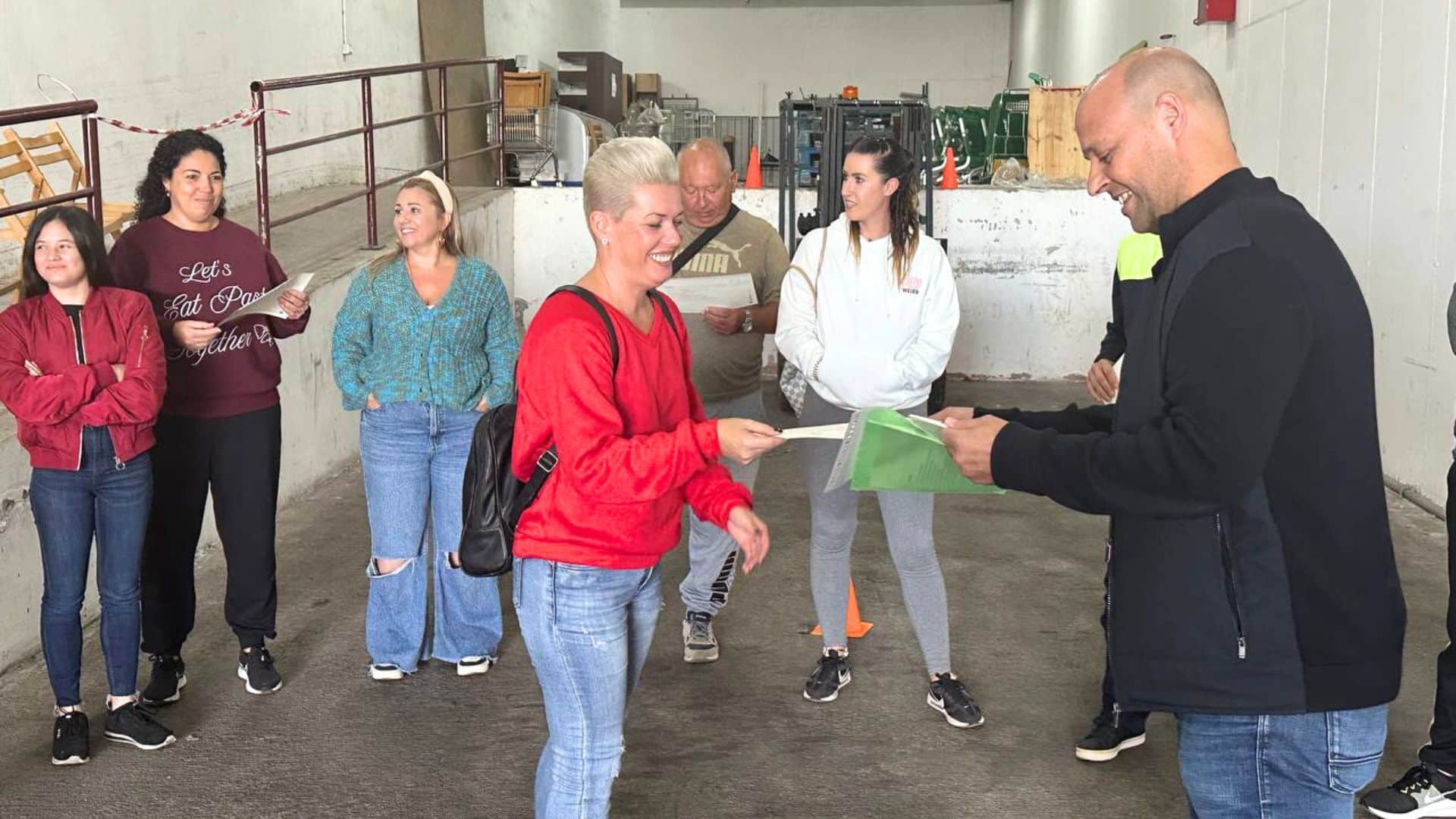 entrega diplomas curso mozo almacén