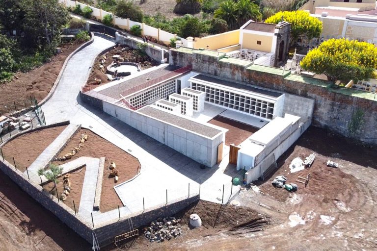 obras de ampliación del cementerio