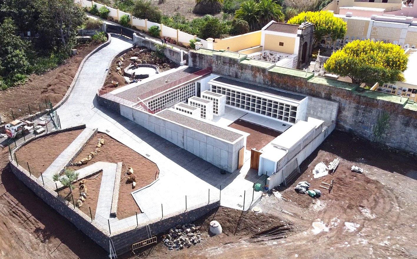 obras de ampliación del cementerio