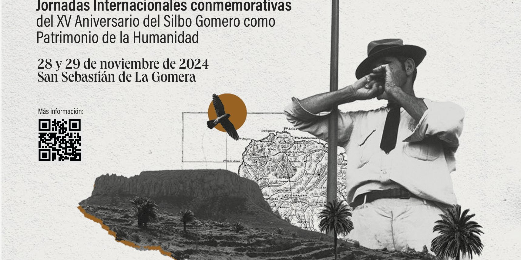 141124 Cartel Jornadas Internacionales conmemorativas del XV Aniversario del Silbo Gomero como Patrimonio de la Humanidad