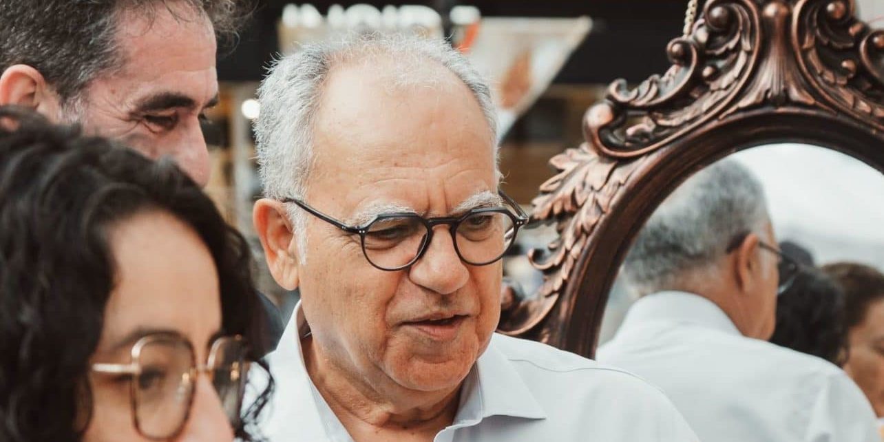 301024 Casimiro Curbelo, junto a la consejera de Artesanía, Cristina Ventura