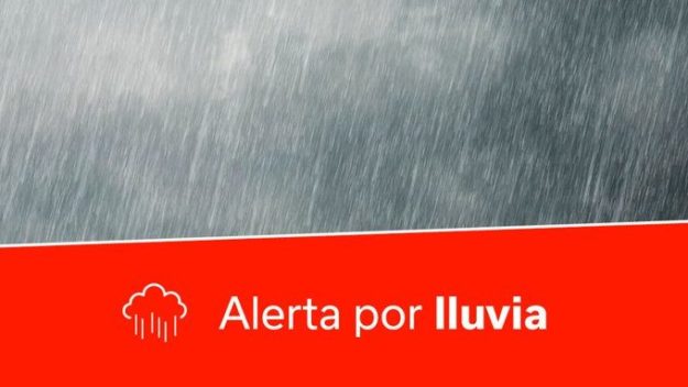 ALERTA POR LLUVIA EN LA PALMA 18-11-24