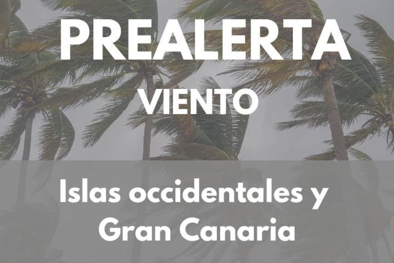 ALERTA POR VIENTO EN ISLAS OCCIDENTALES Y GRAN CANARIA 23-11-24