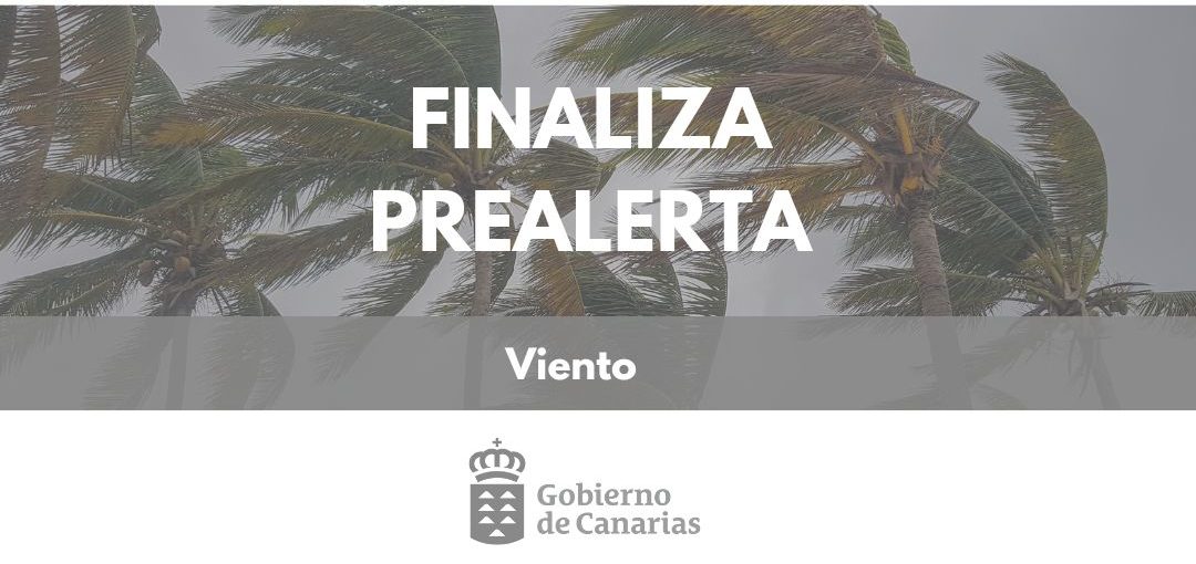 FINALIZA PREALERTA POR VIENTO EN CANARIAS 25-11-24