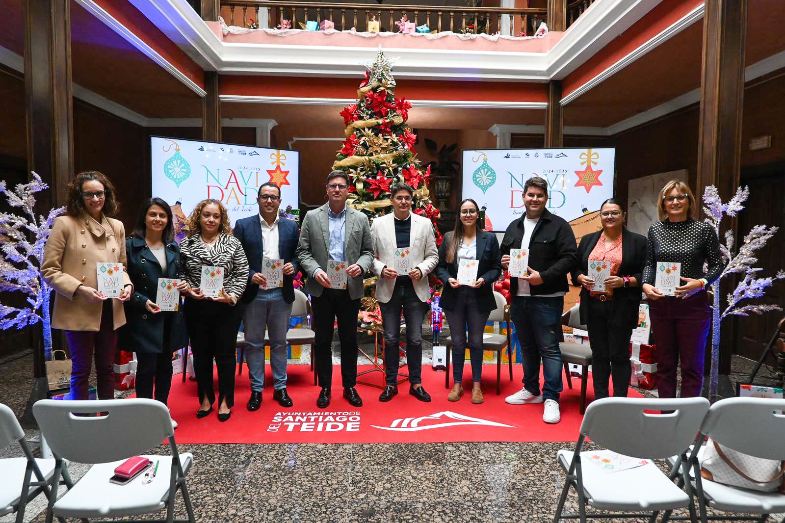 Foto presentación programa de Navidad 2024