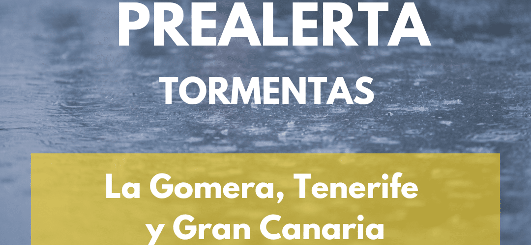 PREALERTA POR TORMENTAS EN CANARIAS 20-11-24