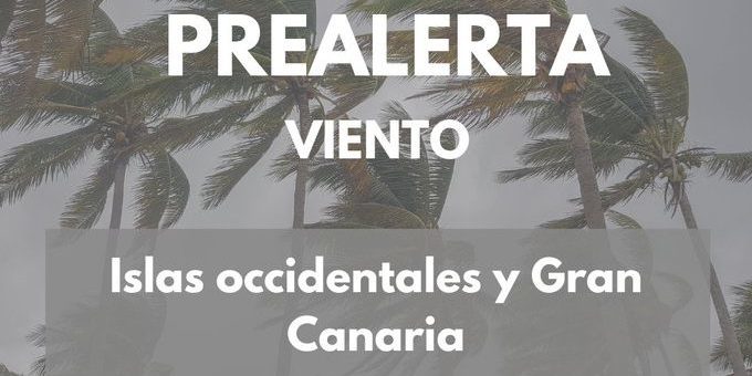 PREALERTA POR VIENTO EN CANARIAS 20-11-24