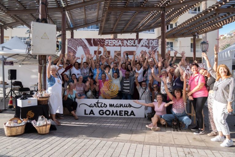 Participantes de la última Feria Insular de Artesanía