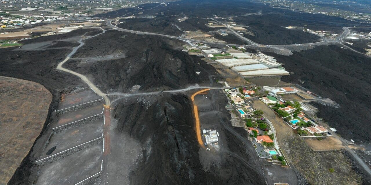 vista de la zona afectada por la erupción FOTO DE I LOVE THE WORLD