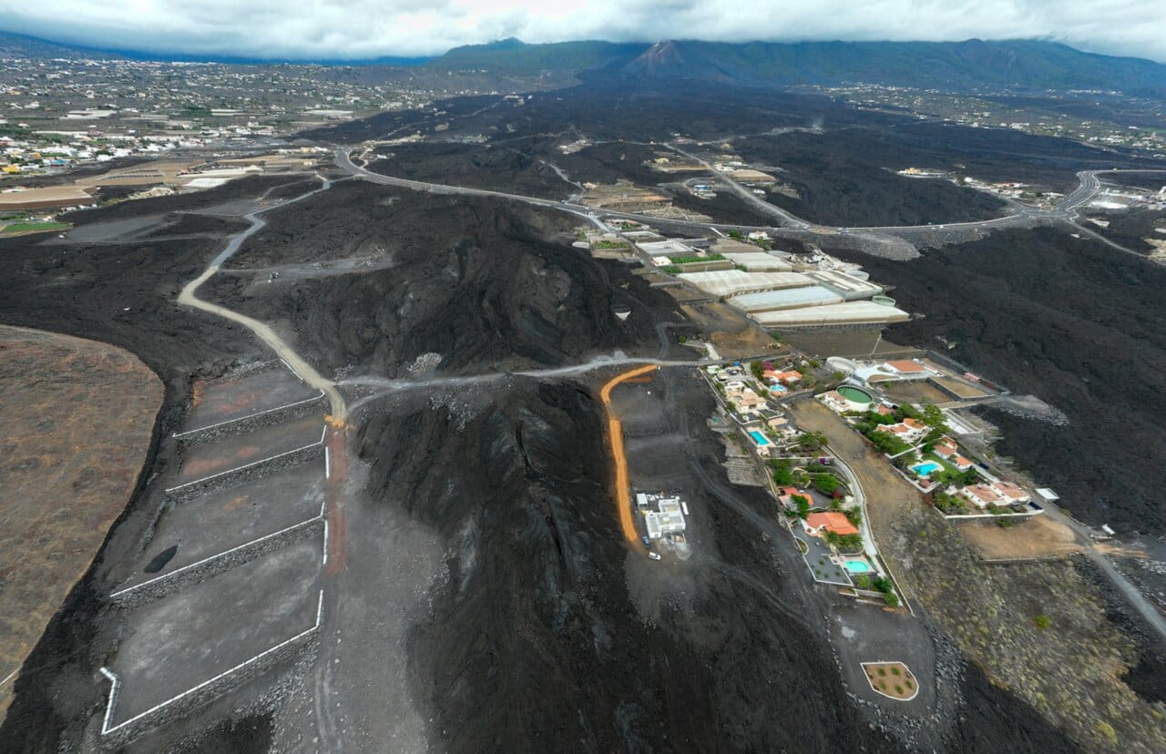 vista de la zona afectada por la erupción FOTO DE I LOVE THE WORLD