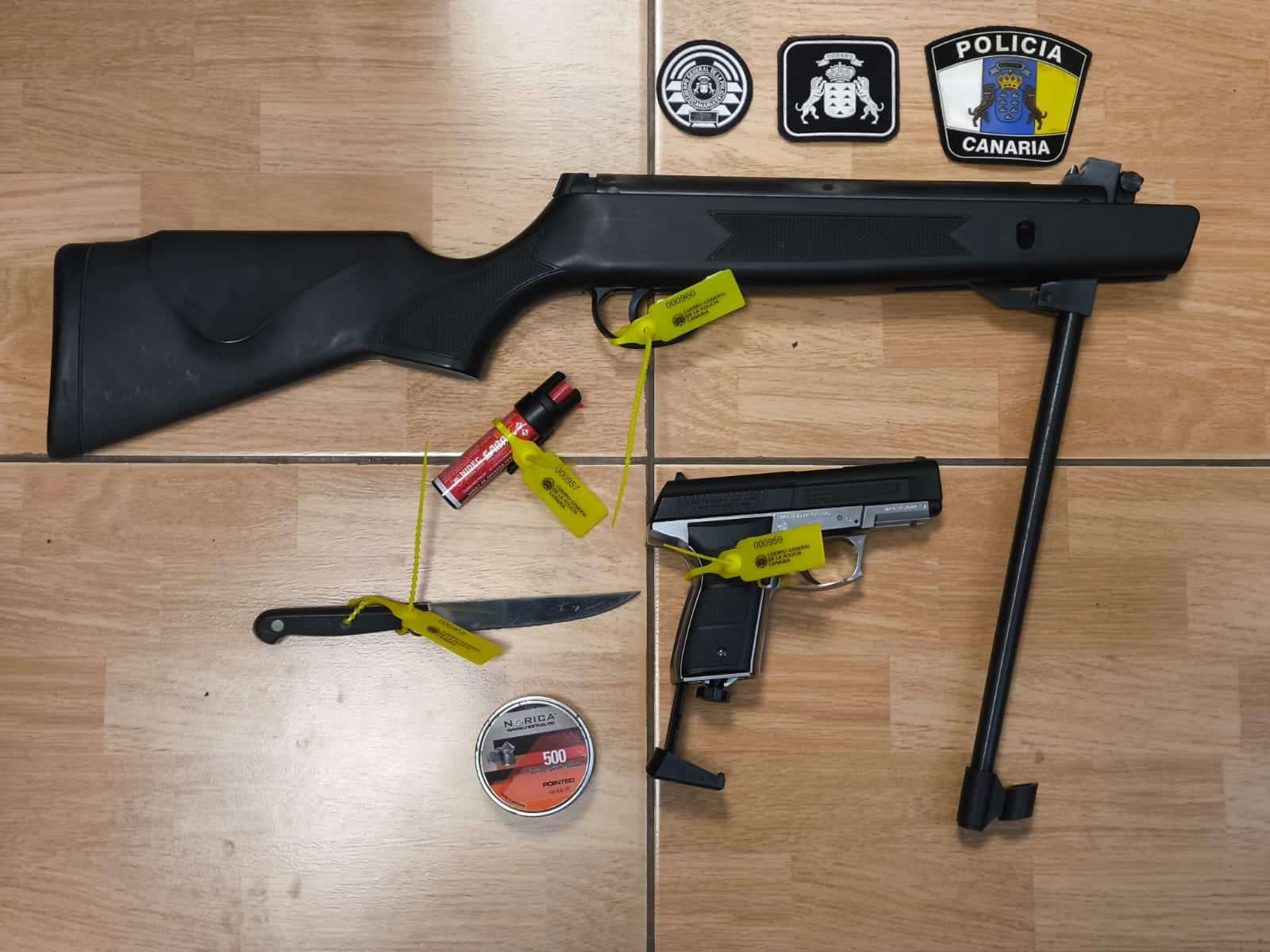 ARSENAL DE ARMAS INCAUTADO EN LA MATANZA 9-12-24