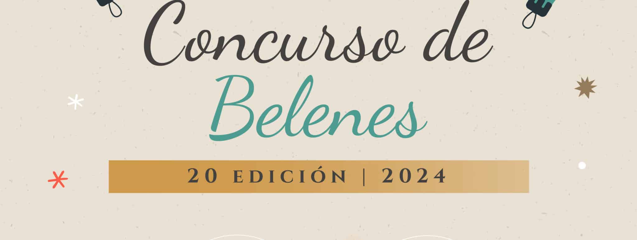 Cartel XX Concurso de Belenes