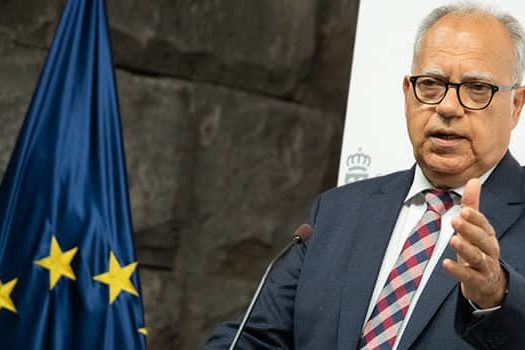 Casimiro Curbelo durante una comparencia en Presidencia del Gobierno